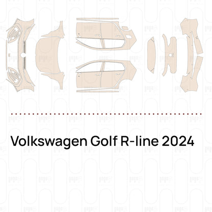Voorgesneden PPF Volkswagen Golf R-line 2024