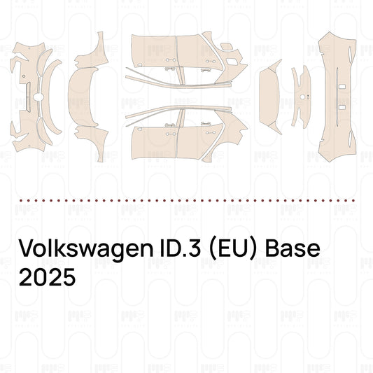 Voorgesneden PPF Volkswagen ID.3 (EU) Base 2025