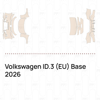 Voorgesneden PPF Volkswagen ID.3 (EU) Base 2026