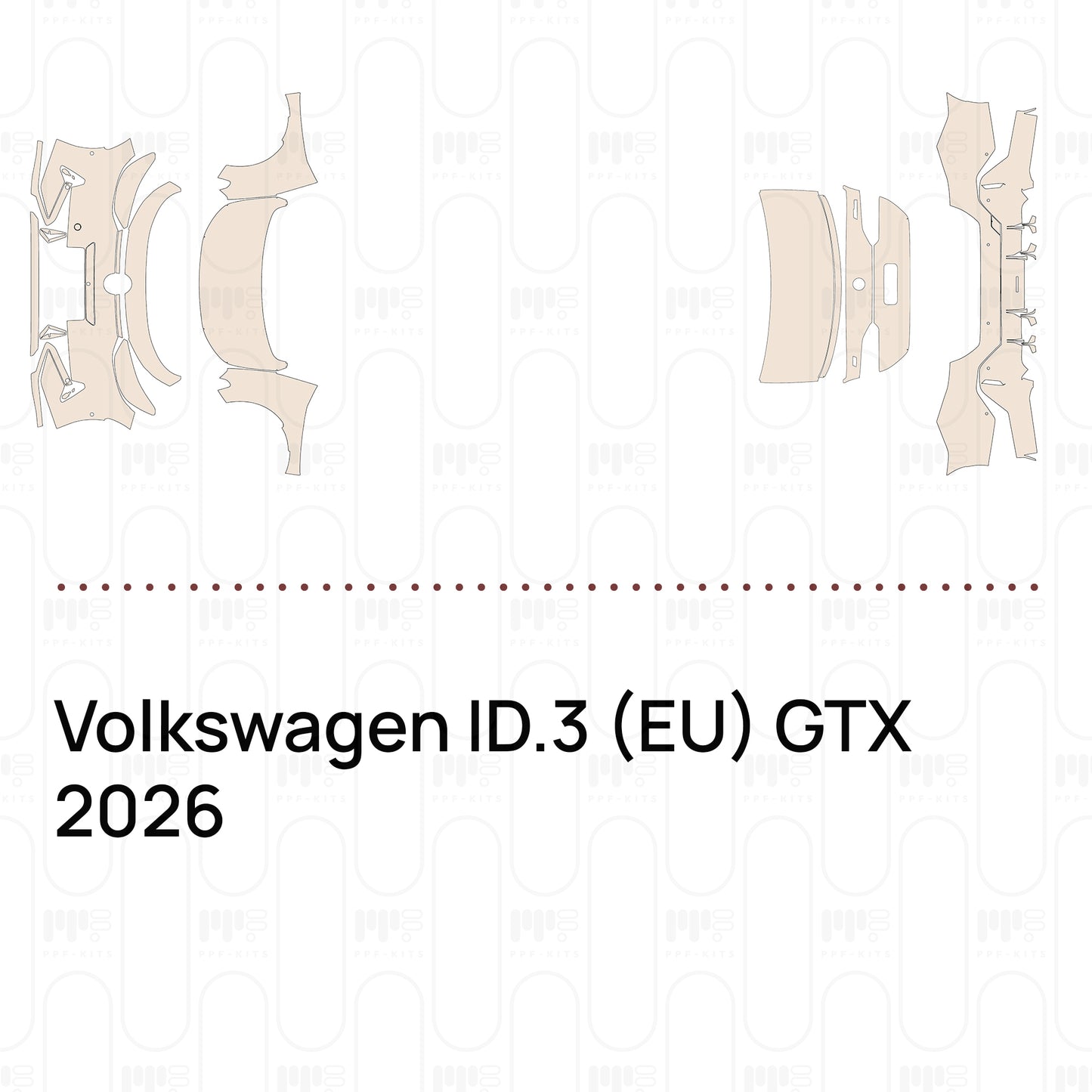 Voorgesneden PPF Volkswagen ID.3 (EU) GTX 2026