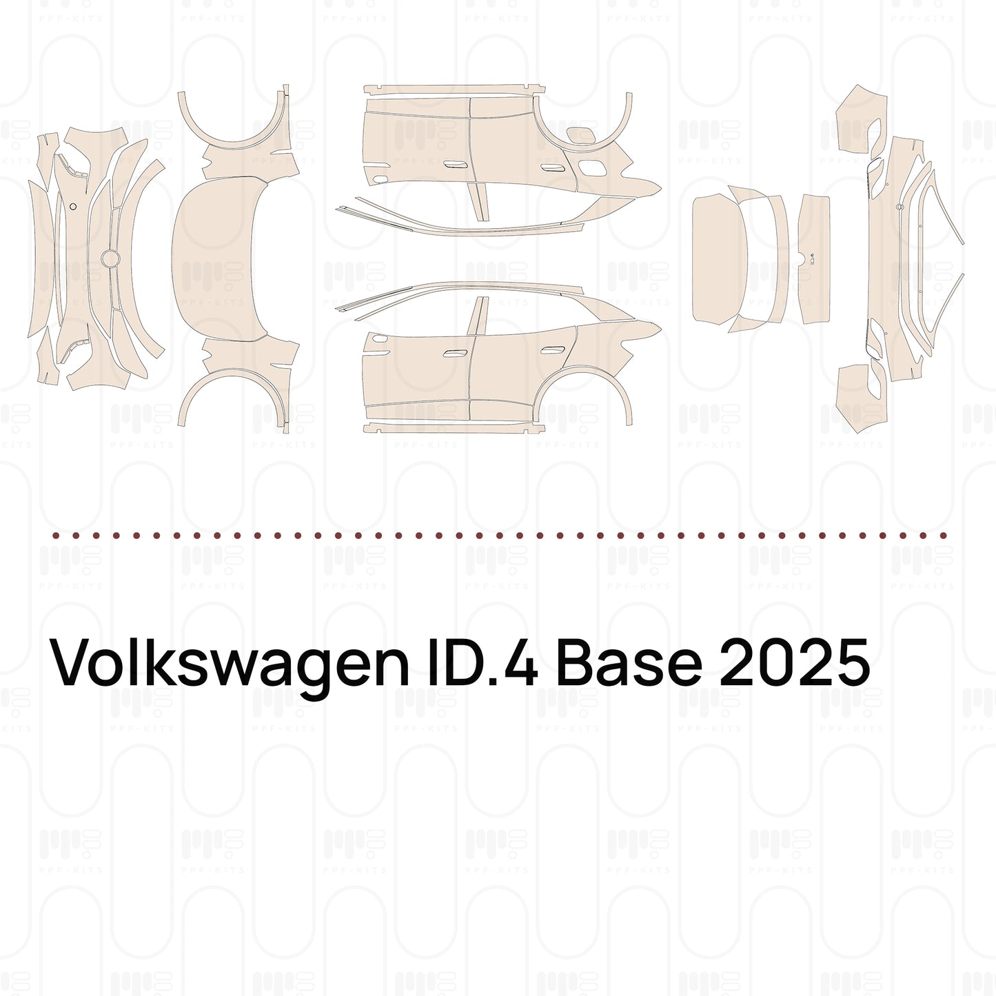 Voorgesneden PPF Volkswagen ID.4 Base 2025
