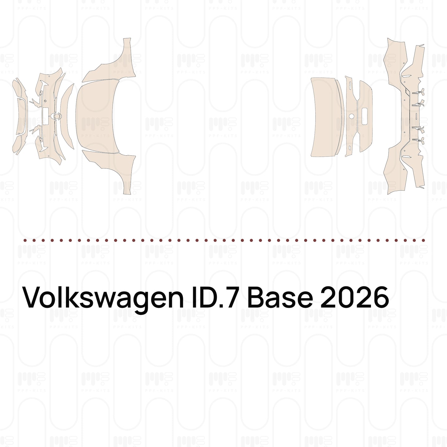 Voorgesneden PPF Volkswagen ID.7 Base 2026
