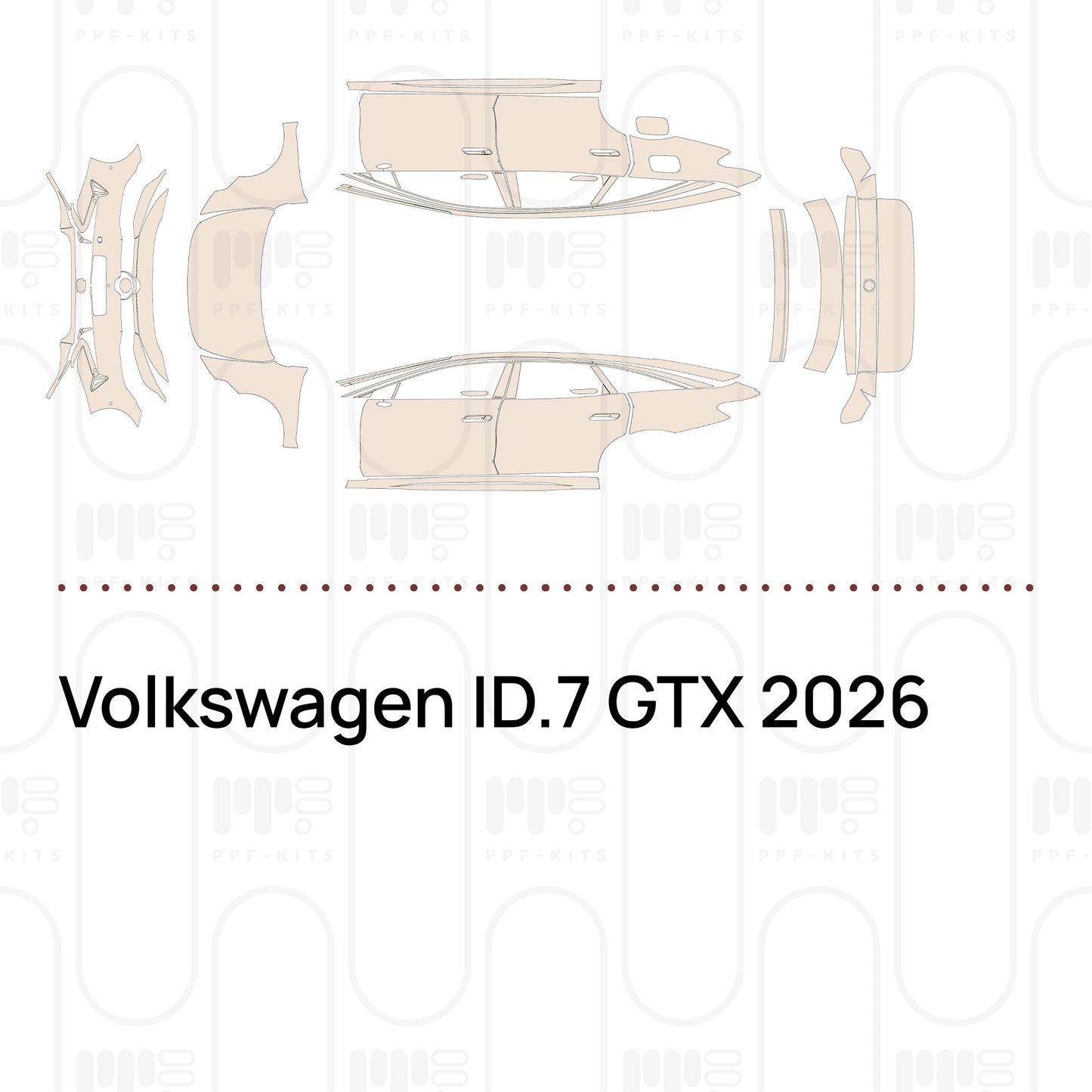 Voorgesneden PPF Volkswagen ID.7 GTX 2026