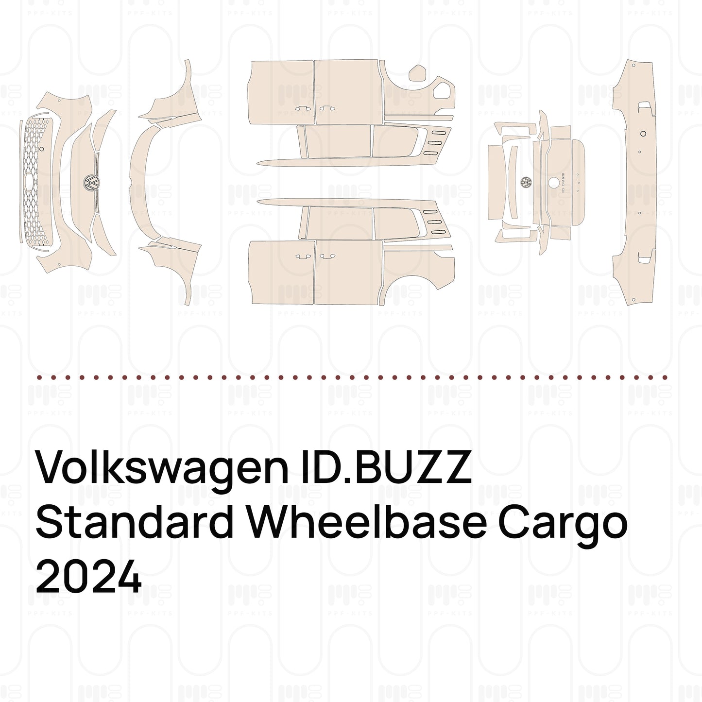 Voorgesneden PPF Volkswagen ID.BUZZ Standard Wheelbase Cargo 2024