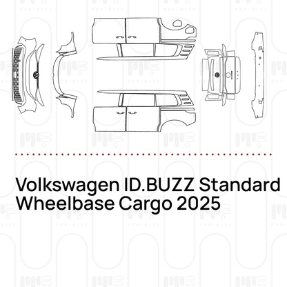 Voorgesneden PPF Volkswagen ID.BUZZ Standard Wheelbase Cargo 2025