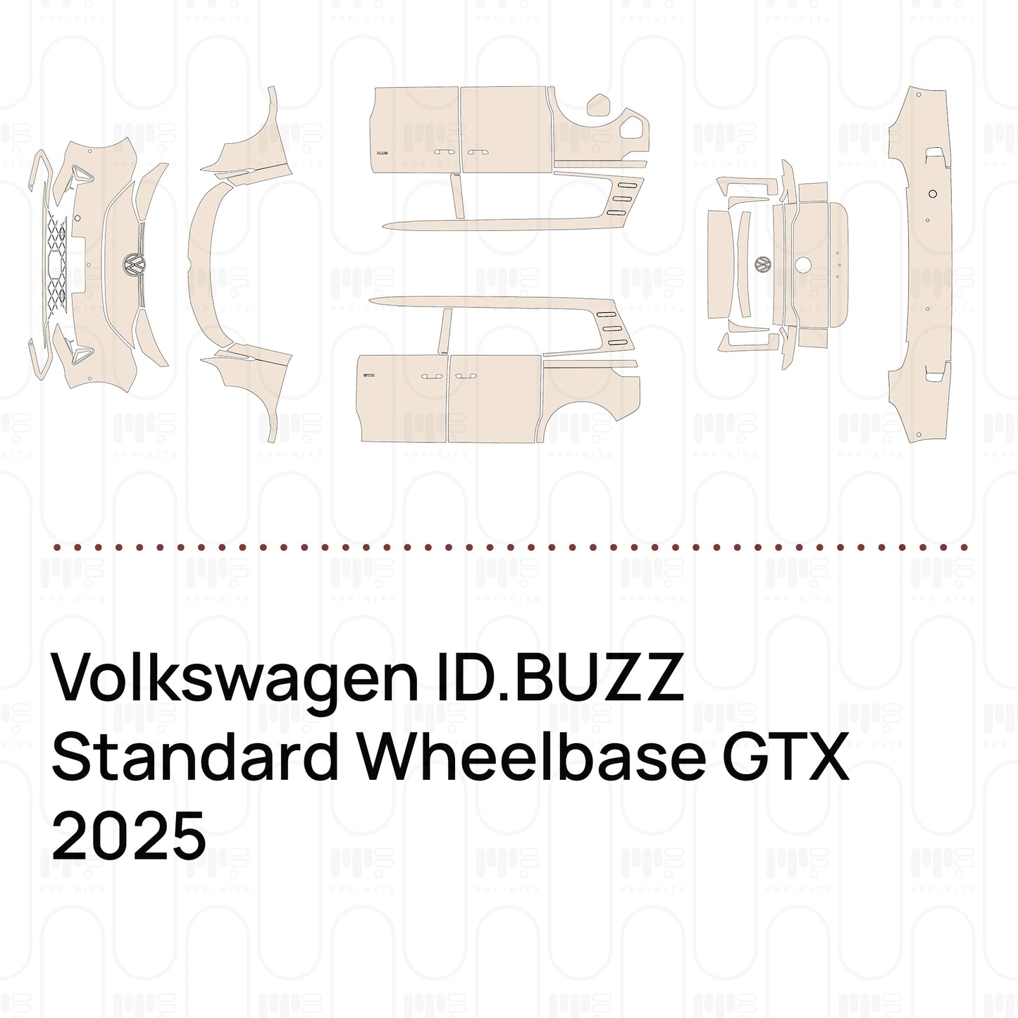 Voorgesneden PPF Volkswagen ID.BUZZ Standard Wheelbase GTX 2025