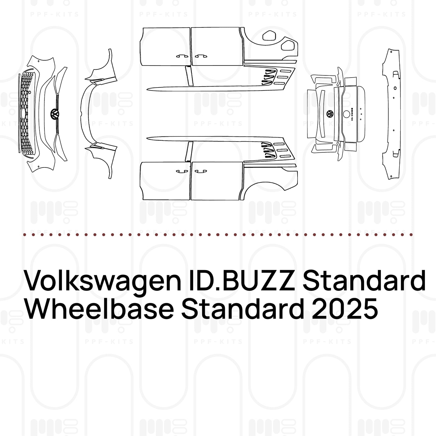 Voorgesneden PPF Volkswagen ID.BUZZ Standard Wheelbase Standard 2025