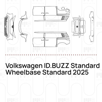 Voorgesneden PPF Volkswagen ID.BUZZ Standard Wheelbase Standard 2025