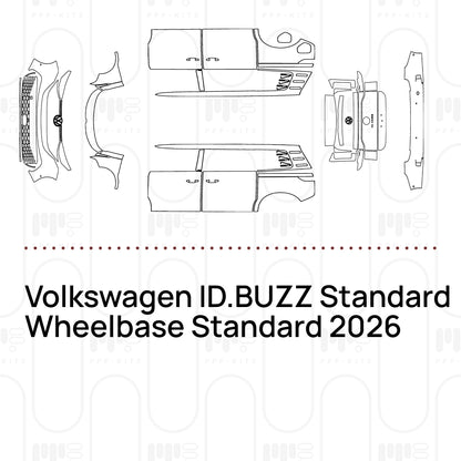 Voorgesneden PPF Volkswagen ID.BUZZ Standard Wheelbase Standard 2026
