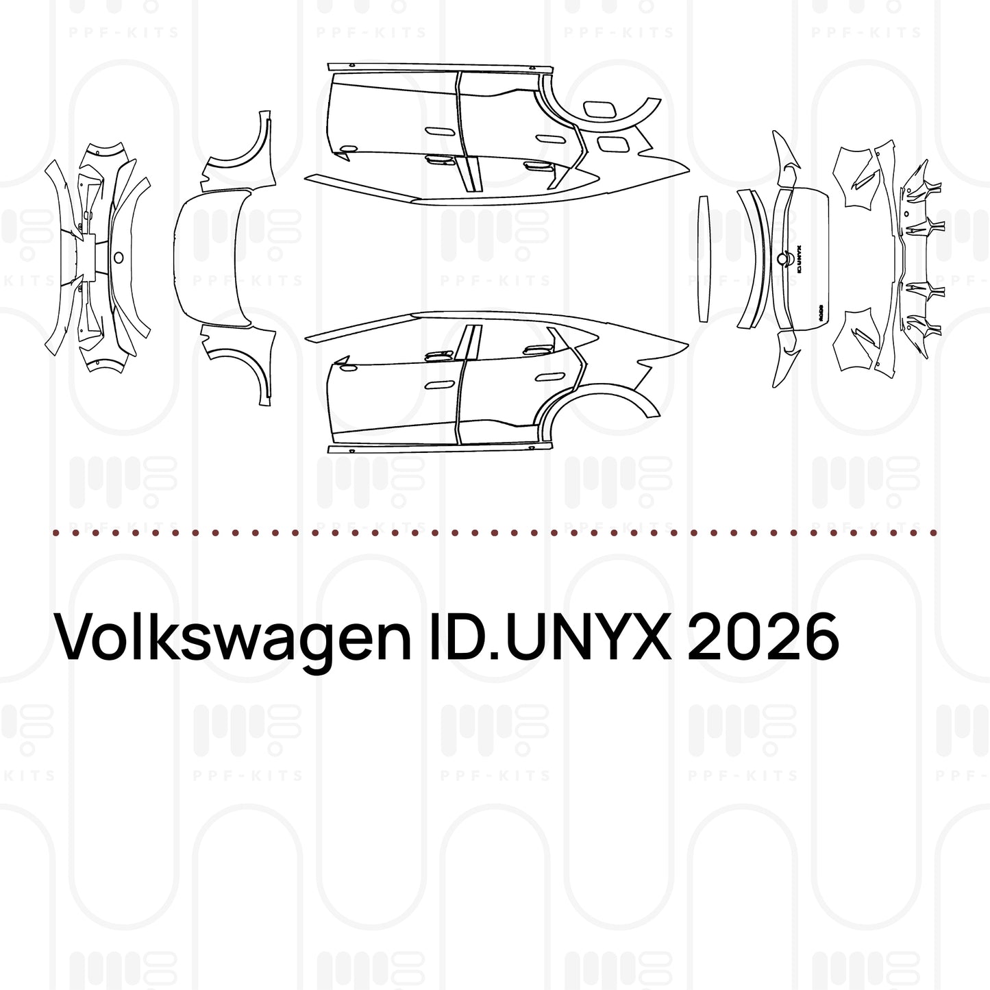 Voorgesneden PPF Volkswagen ID.UNYX 2026