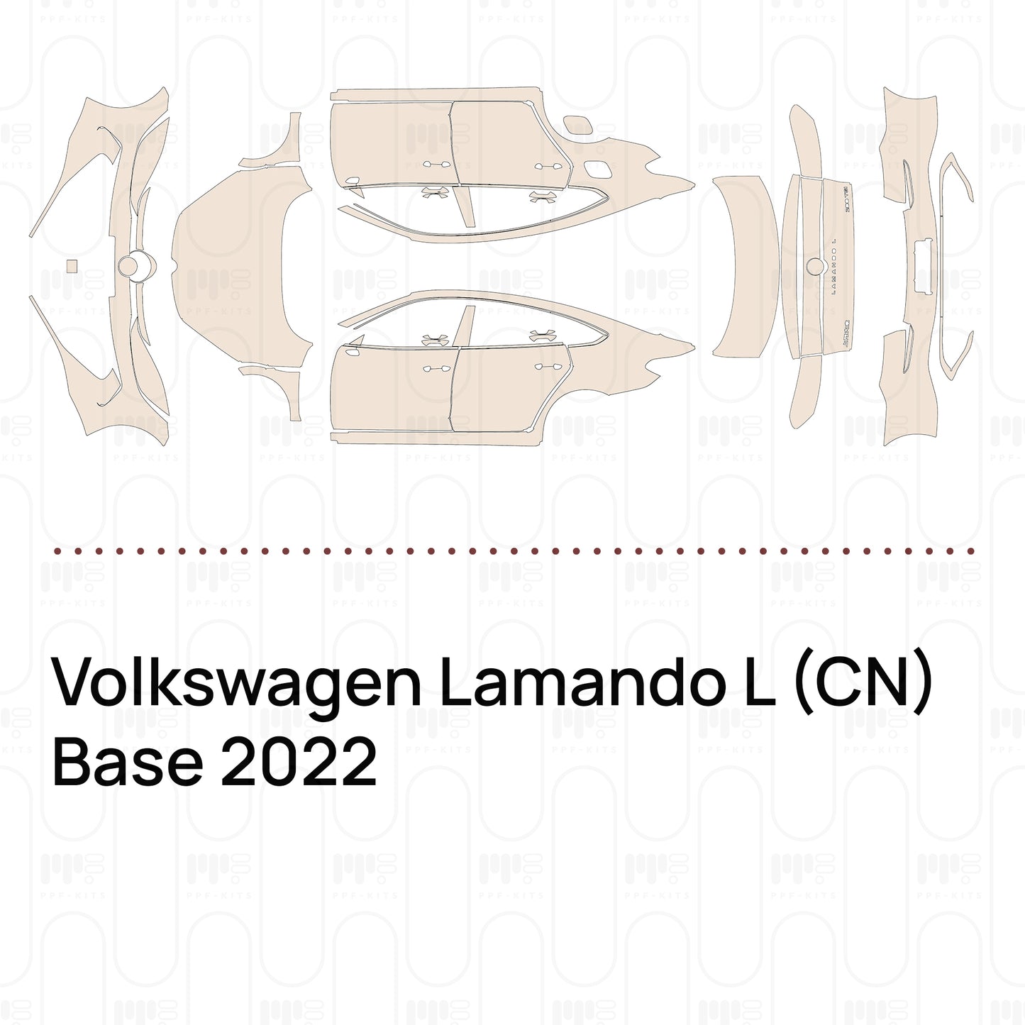 Voorgesneden PPF Volkswagen Lamando L (CN) Base 2022