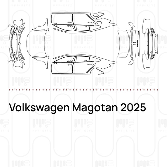 Voorgesneden PPF Volkswagen Magotan 2025