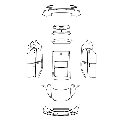 Pre-Cut PPF Volkswagen T-Cross (BR) 2021 - PPF-Kits