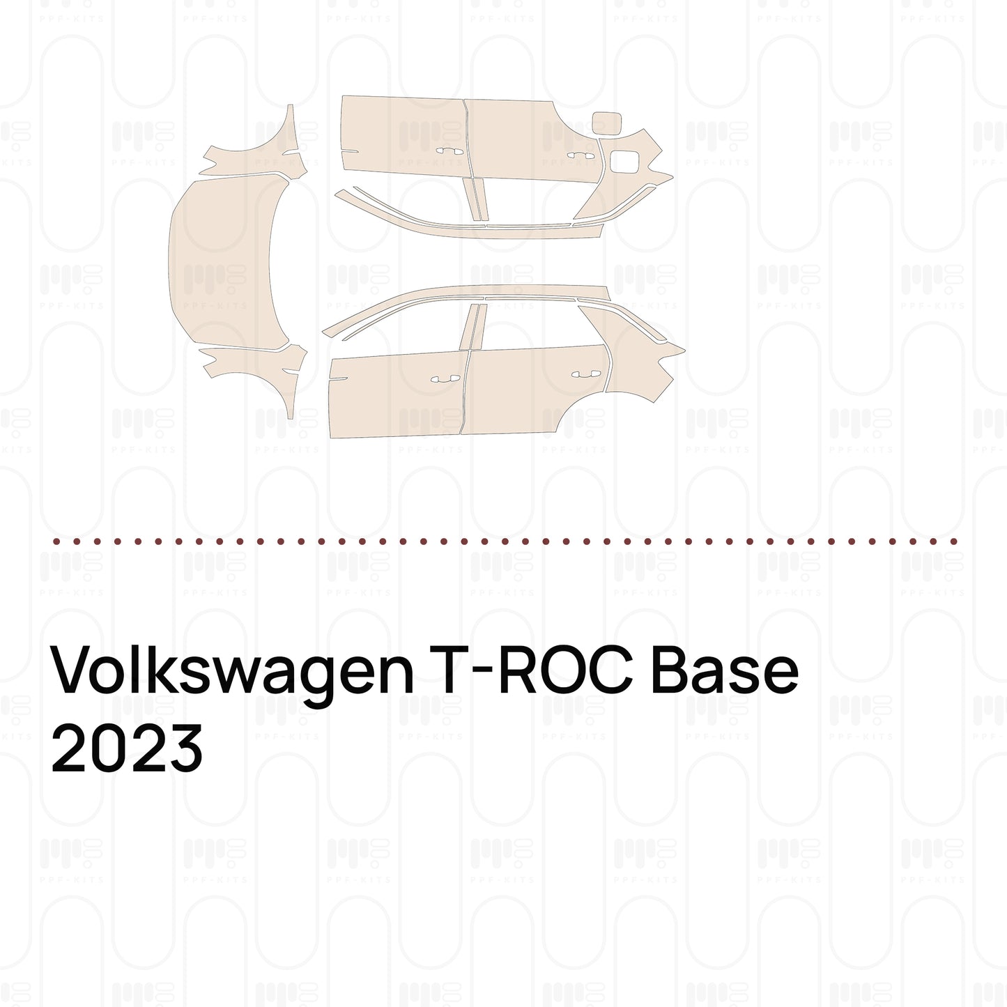 Voorgesneden PPF Volkswagen T-ROC Base 2023
