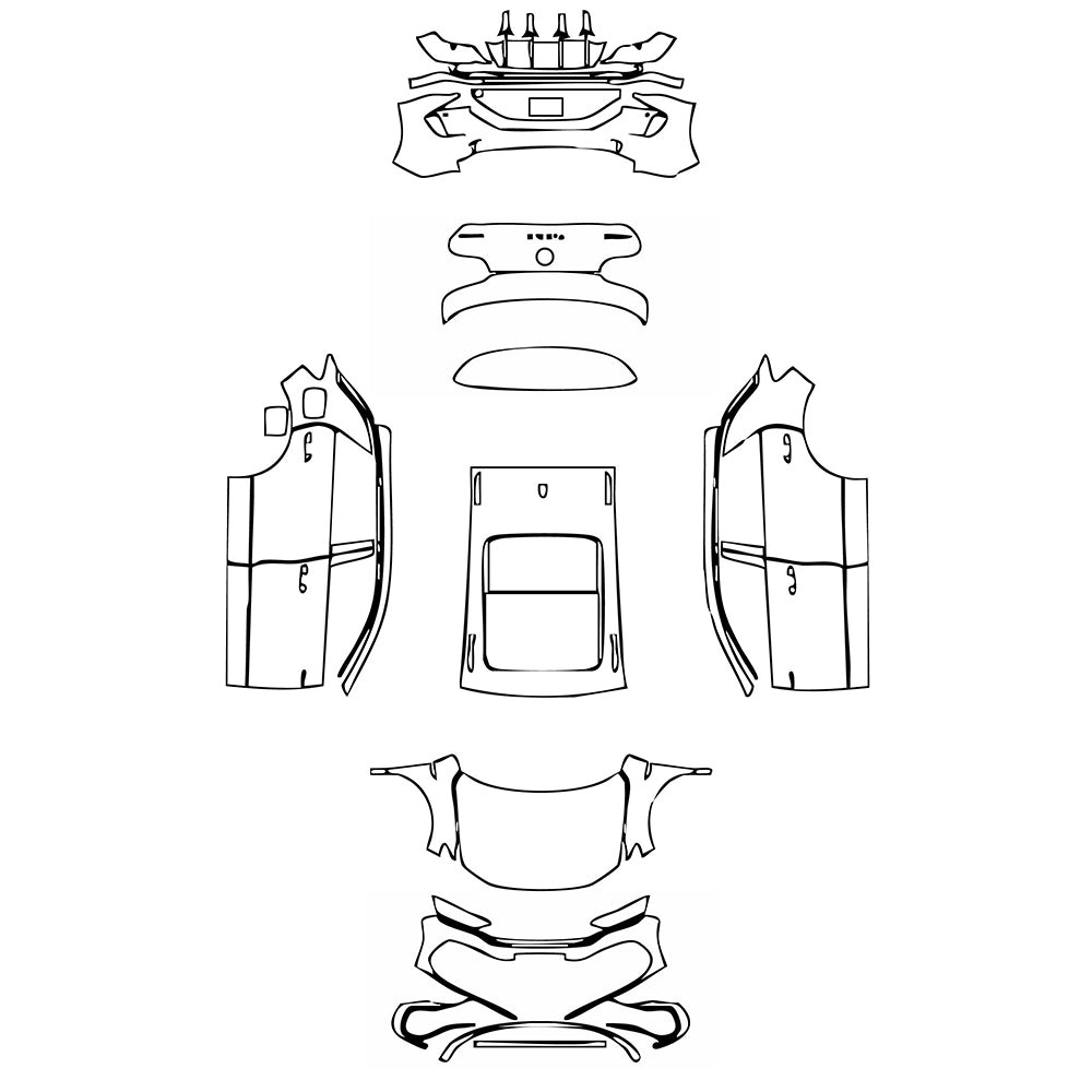 Pre-Cut PPF Volkswagen T-ROC R-line 2021 - PPF-Kits