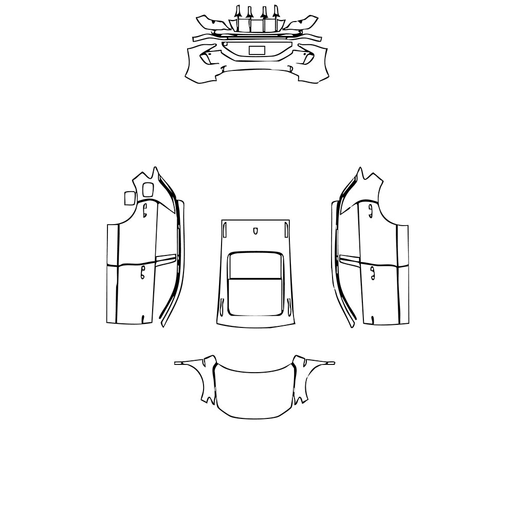 Pre-Cut PPF Volkswagen T-ROC R-line 2024 - PPF-Kits