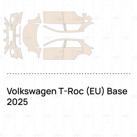 Voorgesneden PPF Volkswagen T-Roc (EU) Base 2025