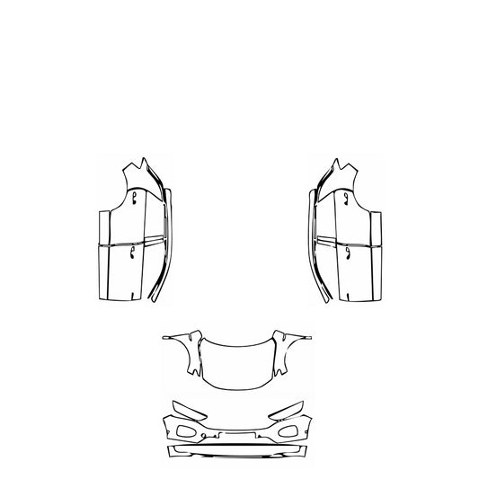 Pre-Cut PPF Volkswagen T-Roc (EU) R-line 2019 - PPF-Kits