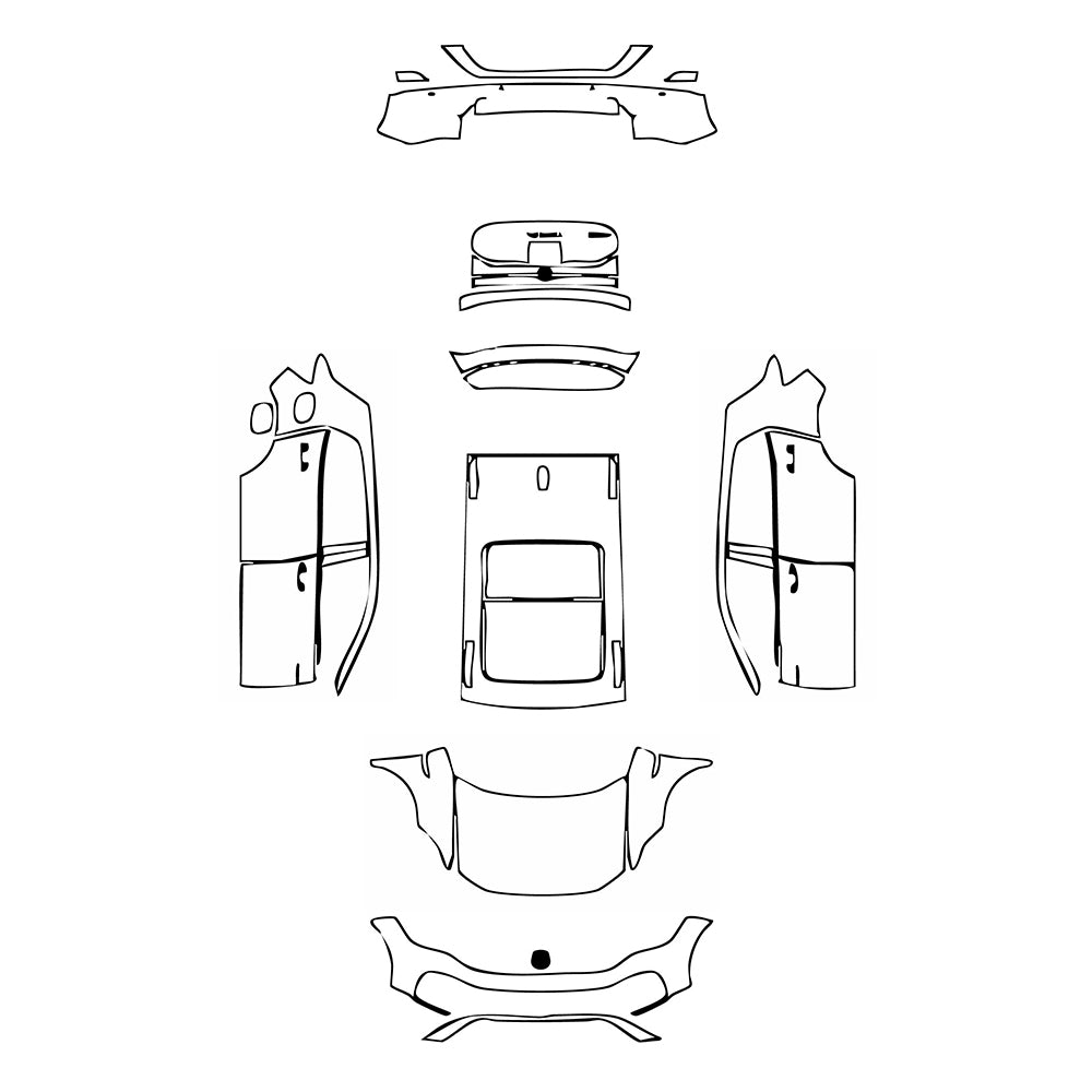 Pre-Cut PPF Volkswagen Tacqua Base 2021 - PPF-Kits