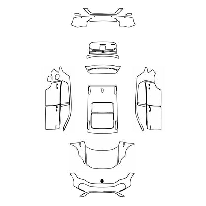 Pre-Cut PPF Volkswagen Tacqua Base 2021 - PPF-Kits