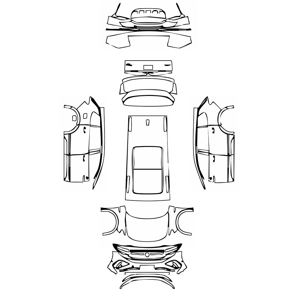 Pre-Cut PPF Volkswagen Talagon R-line 2023 - PPF-Kits