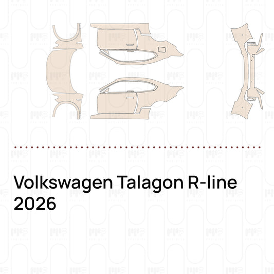 Voorgesneden PPF Volkswagen Talagon R-line 2026