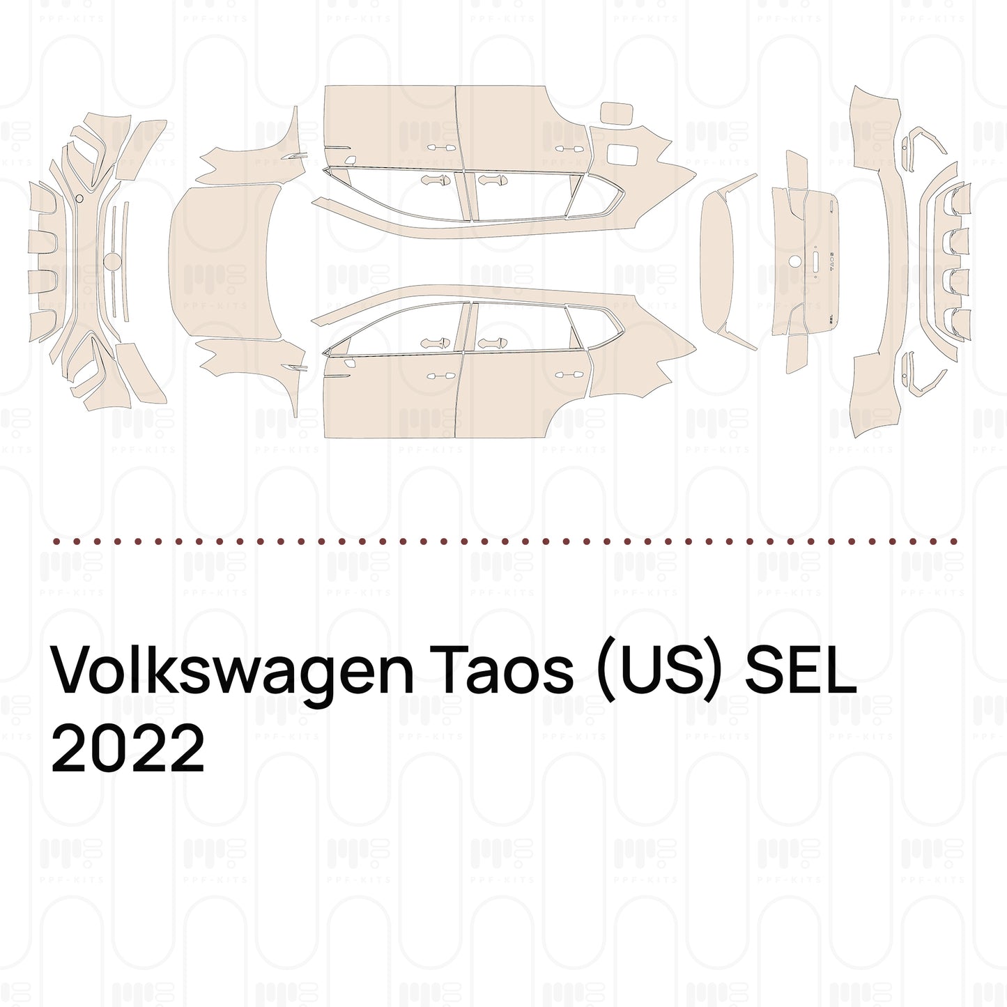 Voorgesneden PPF Volkswagen Taos (US) SEL 2022