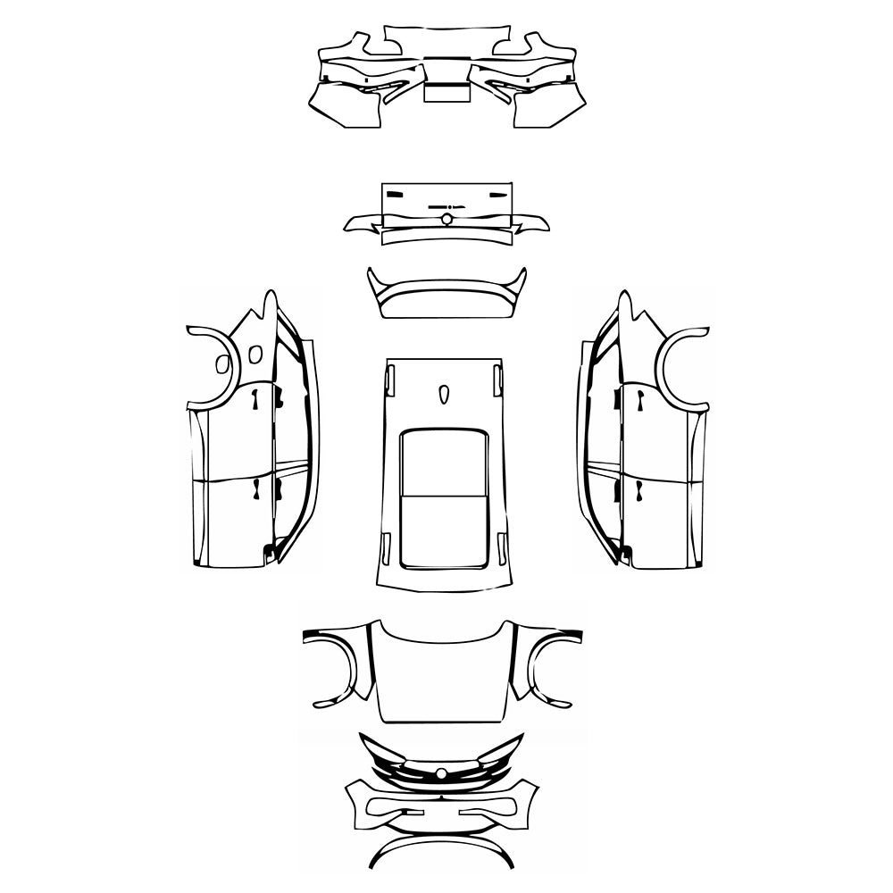 Pre-Cut PPF Volkswagen Tavendor R-Line 2025 - PPF-Kits