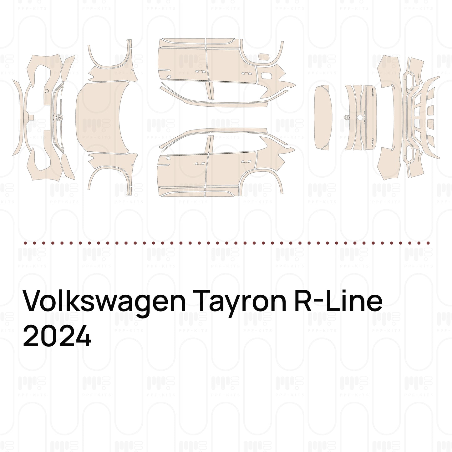 Voorgesneden PPF Volkswagen Tayron R-Line 2024