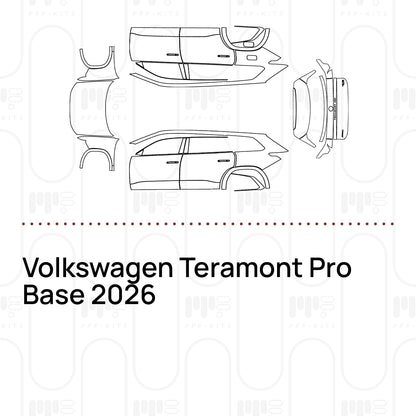 Voorgesneden PPF Volkswagen Teramont Pro Base 2026