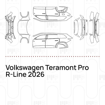Voorgesneden PPF Volkswagen Teramont Pro R-Line 2026