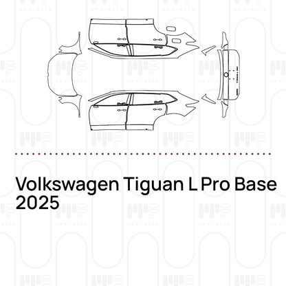Voorgesneden PPF Volkswagen Tiguan L Pro Base 2025