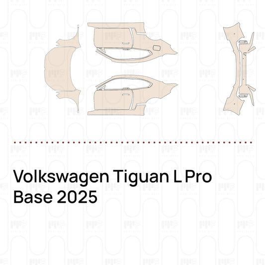 Voorgesneden PPF Volkswagen Tiguan L Pro Base 2025