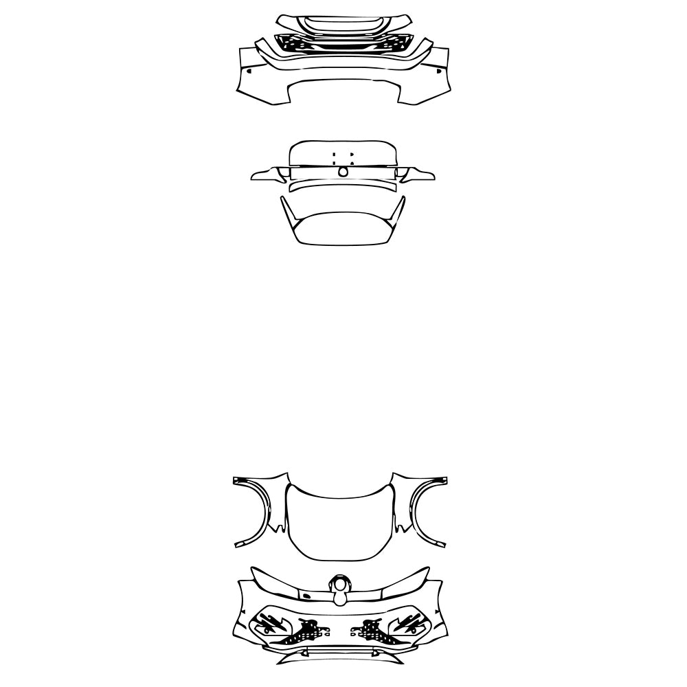 Pre-Cut PPF Volkswagen Tiguan (EU) R-Line 2025 - PPF-Kits