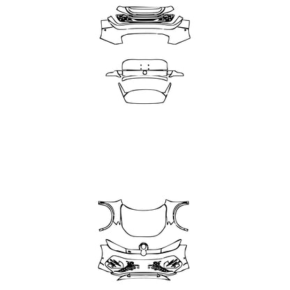 Pre-Cut PPF Volkswagen Tiguan (EU) R-Line 2025 - PPF-Kits