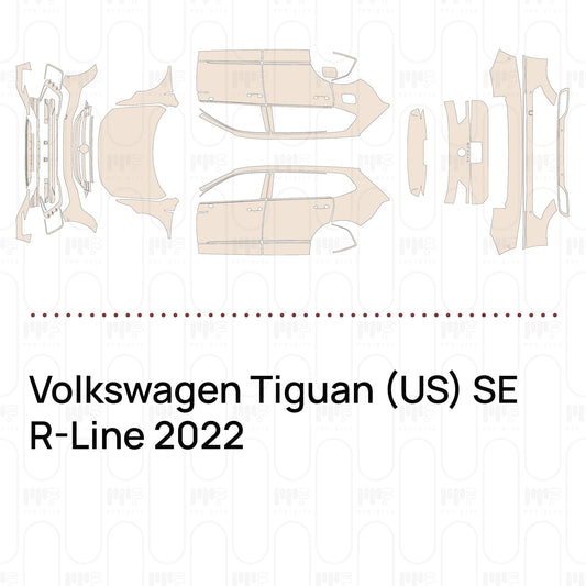 Voorgesneden PPF Volkswagen Tiguan (US) SE R-Line 2022