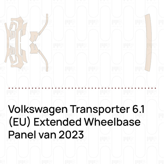 Voorgesneden PPF Volkswagen Transporter 6.1 (EU) Extended Wheelbase Panel van 2023