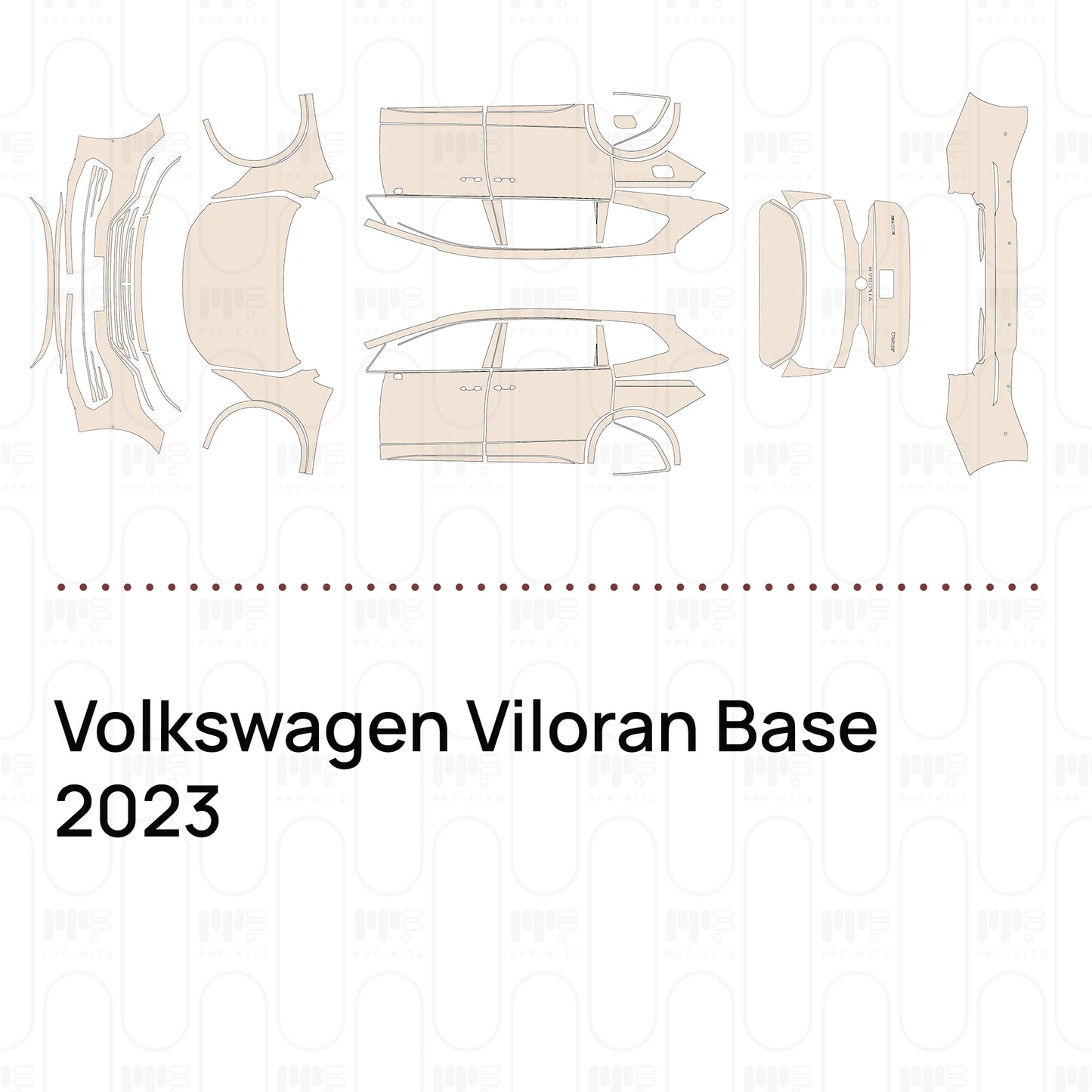 Voorgesneden PPF Volkswagen Viloran Base 2023