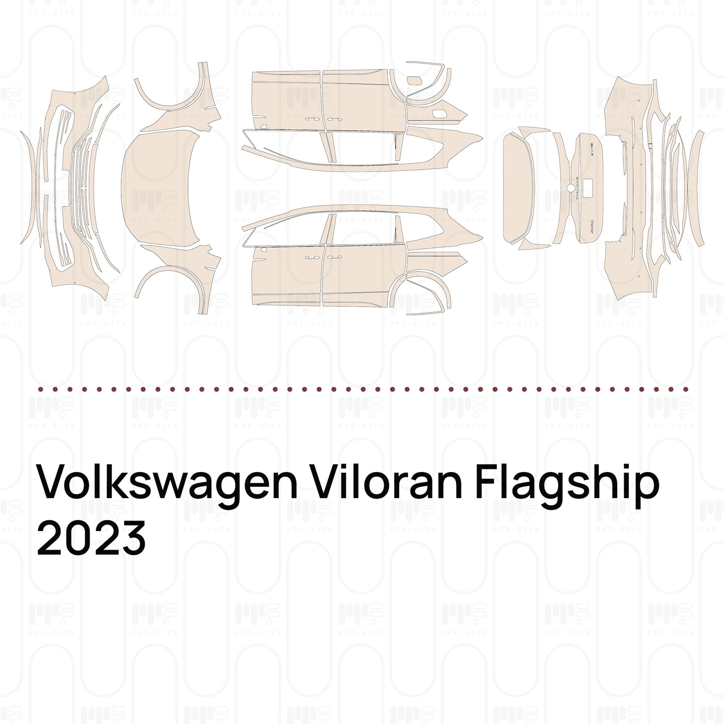 Voorgesneden PPF Volkswagen Viloran Flagship 2023