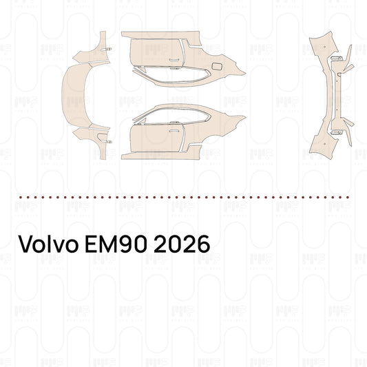 Voorgesneden PPF Volvo EM90 2026