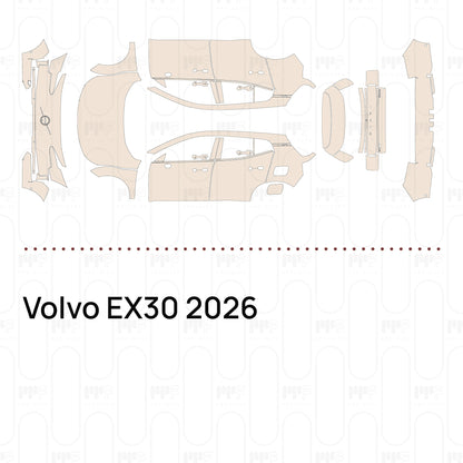 Voorgesneden PPF Volvo EX30 2026