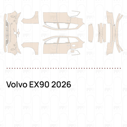 Voorgesneden PPF Volvo EX90 2026