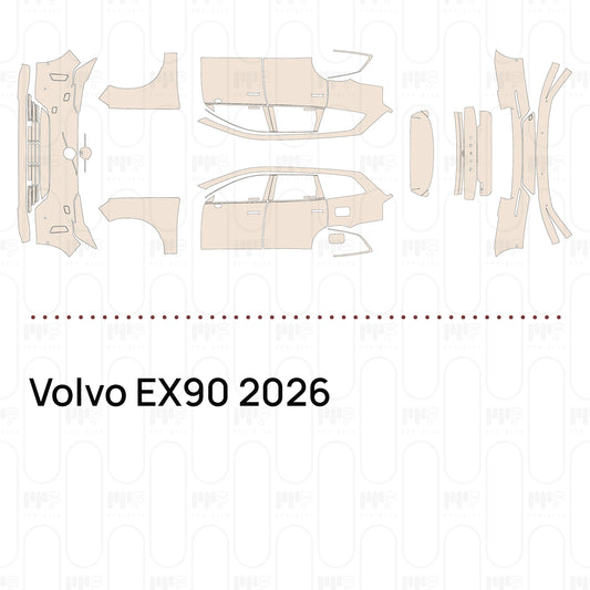 Voorgesneden PPF Volvo EX90 2026
