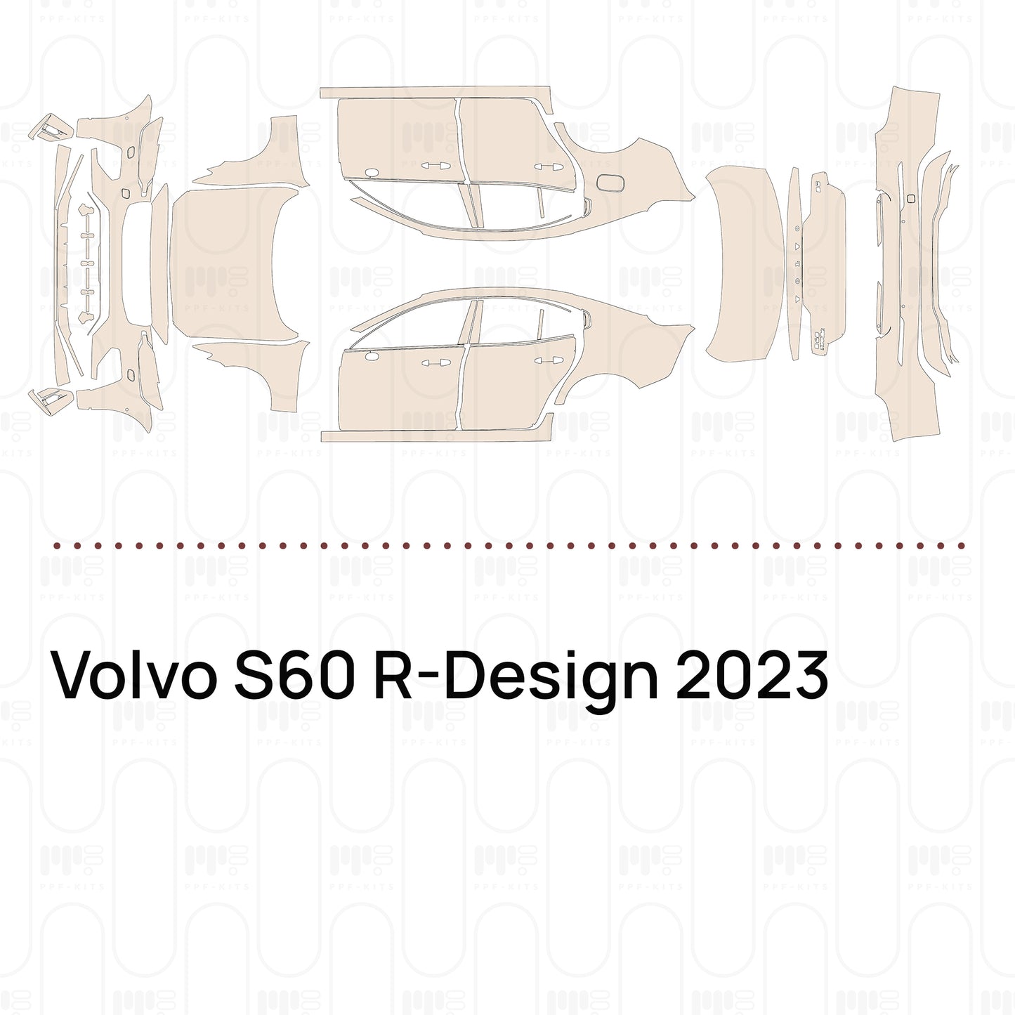 Voorgesneden PPF Volvo S60 R-Design 2023