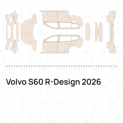 Voorgesneden PPF Volvo S60 R-Design 2026