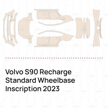 Voorgesneden PPF Volvo S90 Recharge Standard Wheelbase Inscription 2023