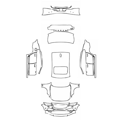 Pre-Cut PPF Volvo S90 Standard Wheelbase Inscription 2017 - PPF-Kits
