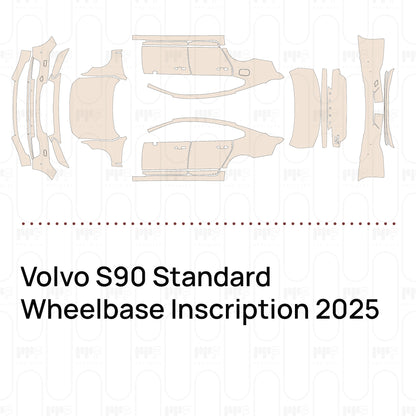 Voorgesneden PPF Volvo S90 Standard Wheelbase Inscription 2025
