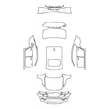 Pre-Cut PPF Volvo S90 Standard Wheelbase Momentum 2016 - PPF-Kits