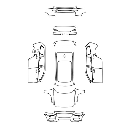 Pre-Cut PPF Volvo V60 Cross Country 2024 - PPF-Kits